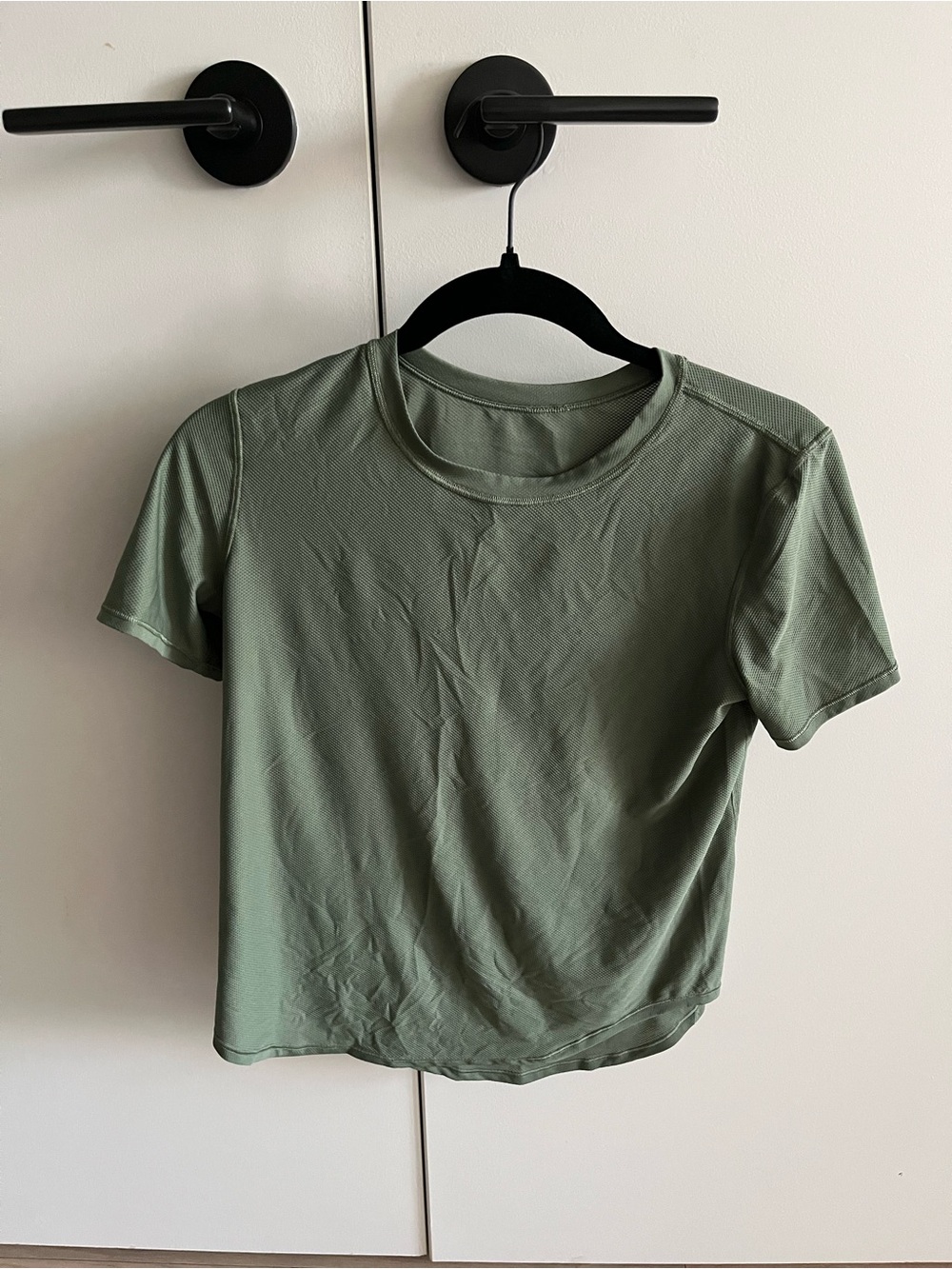 lululemon athletica high neck run and train tee